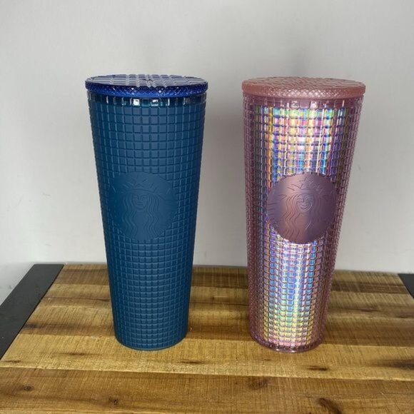 Lot of 9 Starbucks 24 oz Tumblers - Picture 2 of 11